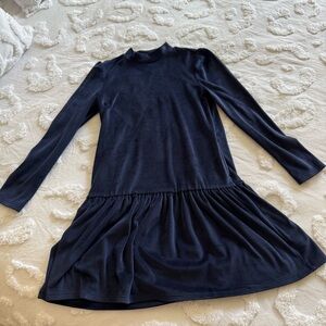 Tucker + Tate Navy Peacoat Velvet Dress